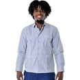 thumbnail image 1 of Bohio Mens Cuban Guayabera Shirt Long Sleeves w/Traditional 4 Pocket, 1 of 16