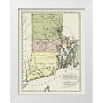 thumbnail image 1 of Bohn 15x18 White Modern Wood Framed Museum Art Print Titled - Rhode Island - Bohn 1797, 1 of 4