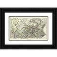 thumbnail image 1 of Bohn 18x12 Black Ornate Wood Framed with Double Matting Museum Art Print Titled - Pennsylvania - Bohn 1797, 1 of 4