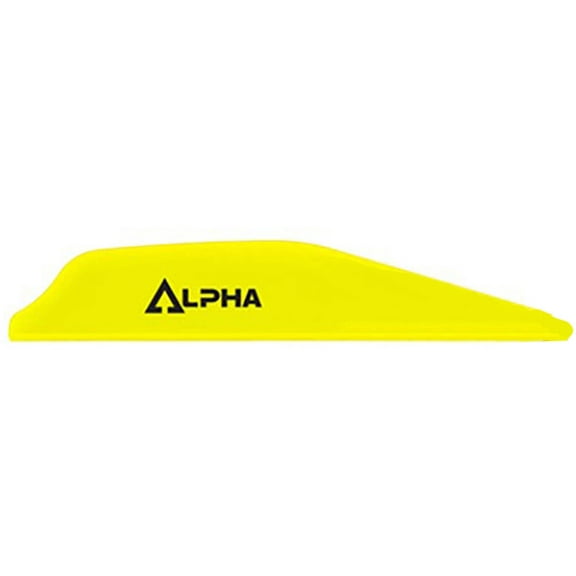 Bohning Alpha Vane Arrow Fletching 2.8" Neon Yellow 100PK