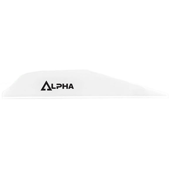 Bohning Alpha Vane Arrow Fletching 2.8" White 100PK