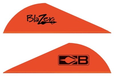 Bohning Blazer X2 Archery Vanes - 100 Pack, Neon Red, For Target Shooting Accuracy 2 thumbnail image