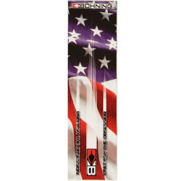Bohning Blazer Wrap 4" Stars & Stripes 12pk for Carbon Arrows Blazer Wrap
