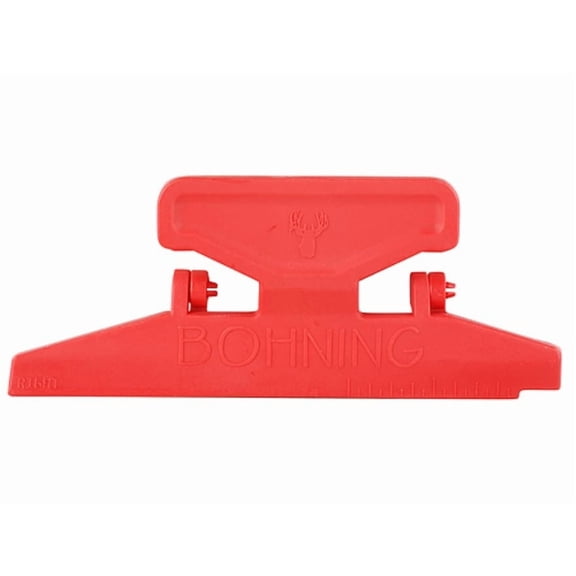 Bohning Pro Class Arrow Fletching Jig Right Helical Clamp Polymer Red