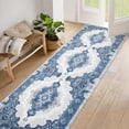 thumbnail image 1 of Boho 2x8 Runner Rug - Non-Slip, Washable Kitchen Rugs - Ideal for Hallway, Entryway, Living Room, 1 of 5