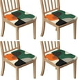 thumbnail image 1 of Boho Abstract Art Seat Covers for Dining Room Chairs Set Of 4,Stretch Printed Washable Chair Seat Cover with Elastic Ties and Button,Removable Waterproof Couch Cushion Covers, 1 of 6