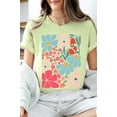 thumbnail image 1 of Boho Abstract Floral Graphic T Shirts, 1 of 10