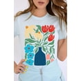 thumbnail image 1 of Boho Abstract Floral Graphic T Shirts, 1 of 10