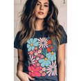 thumbnail image 1 of Boho Abstract Floral Graphic T Shirts, 1 of 10