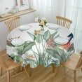 thumbnail image 1 of Autumn Sunflowers Tablecloths for Dining Table Waterproof Round Table Cover for Kitchen Living Room, 1 of 6