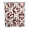 thumbnail image 1 of Boho Aesthetic Tribal Shower Curtain 72x84 Inches Quick-Dry Polyester Curtain with Plastic Hooks Earthy Rustic Style, 1 of 5
