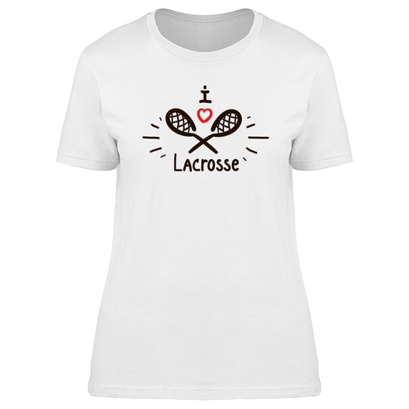 Black Sticks Lacrosse Icon Tee Women's -Image by Shutterstock