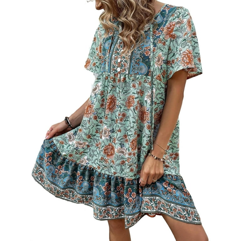 Walmart boho dresses hotsell