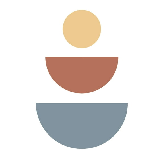 Boho Arch Wall Decal Decor, Modern Simple Style Arch Wall Sticker for Living Room Bedroom, Removable Peel and Stick Large Boho Wallpaper Wall Art Hotel Corridor Decoration