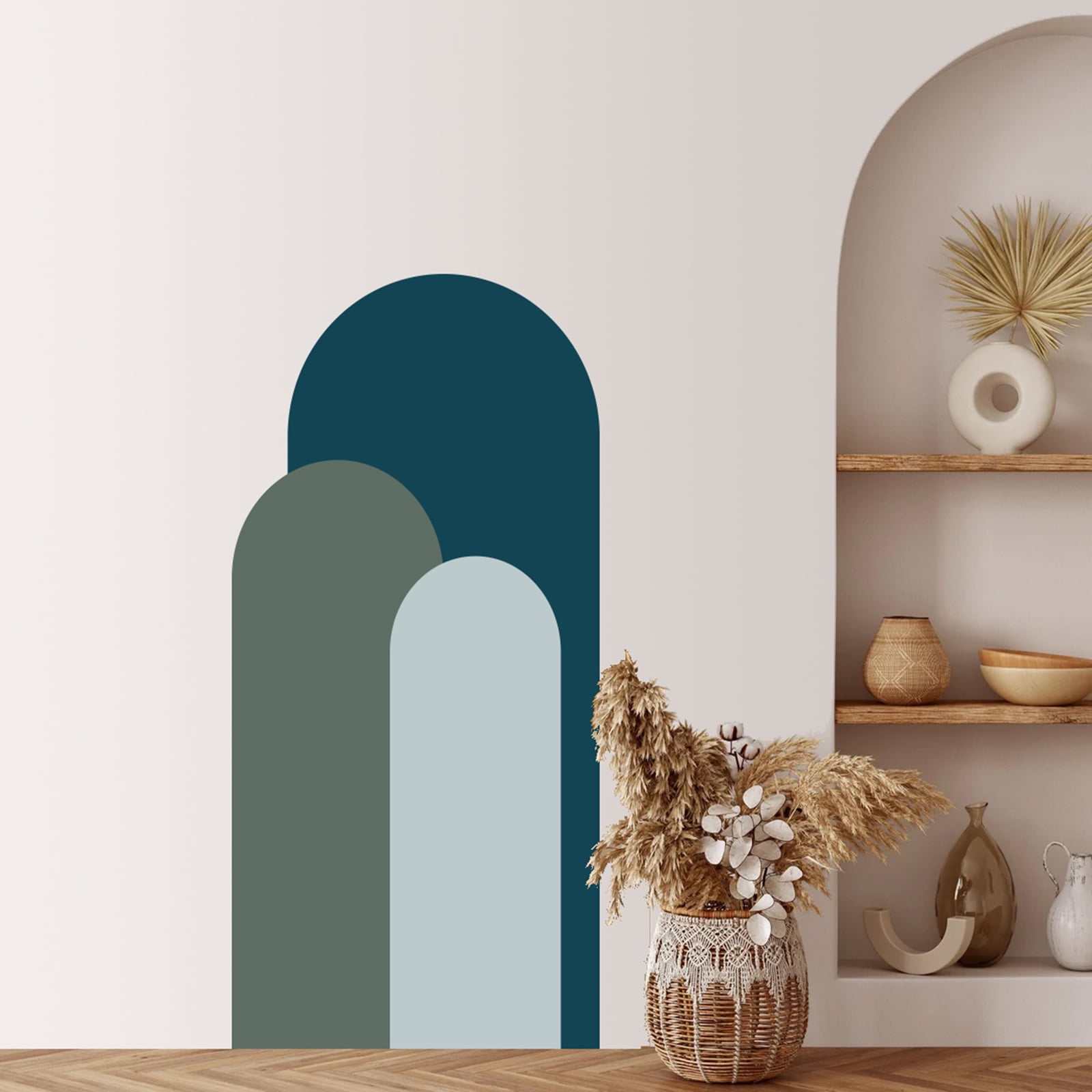 Boho Arch Wall Decal Wallpaper Removable Self Adhesive Decals for Girl ...