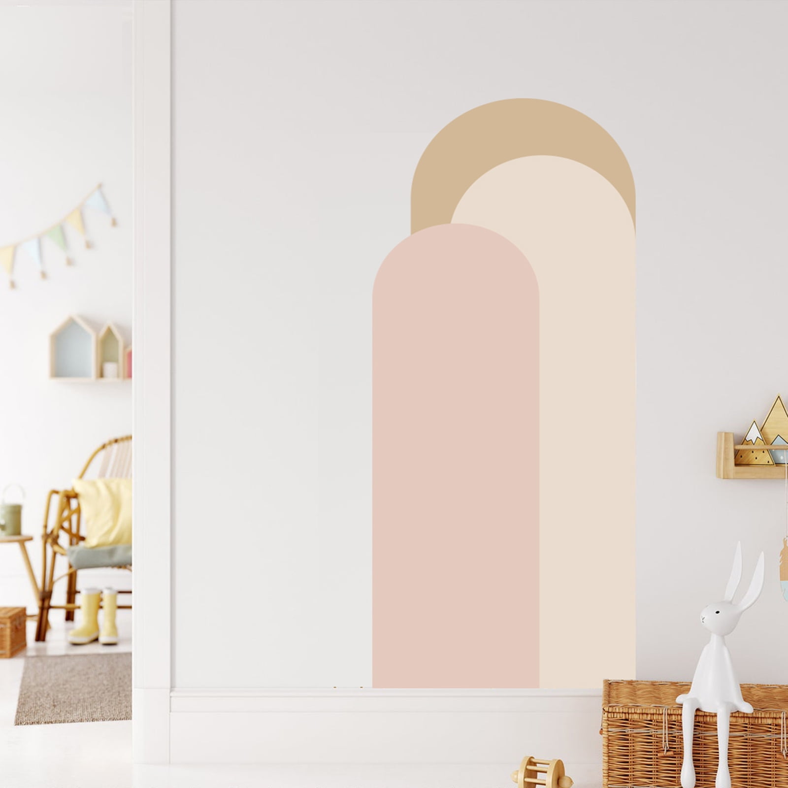 Boho Arch Wall Decal Wallpaper Removable Self Adhesive Decals for Girl ...