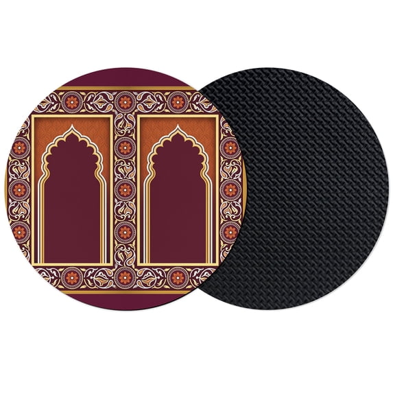 Boho Archway Coasters Set of 2, Absorbent Coasters for Drinks, Retro ...