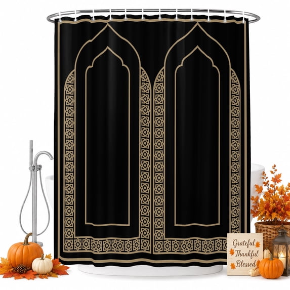 Boho Archway Shower Curtain Set - Standard 72