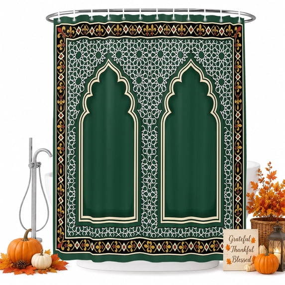 Boho Archway Shower Curtain, Waterproof Shower Curtains for Bathroom ...