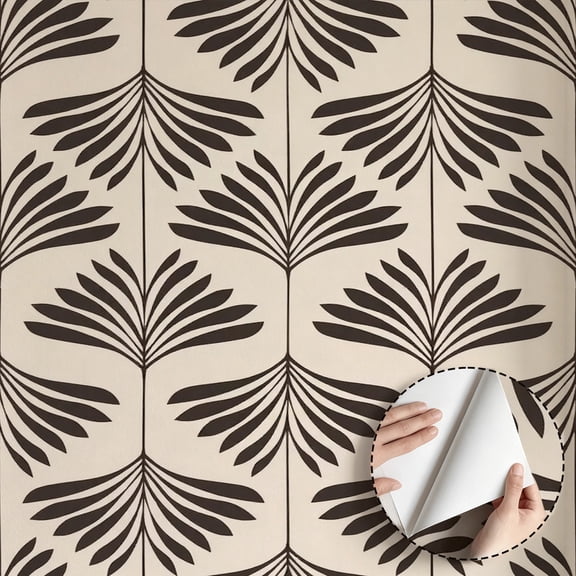 Sketch Magnolia Flower Wallpaper Minimalist Aesthetic Vintage Peel and ...