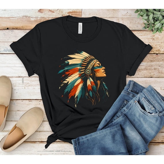 Boho Art Graphic T-Shirt Size S-5XL