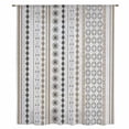 thumbnail image 1 of Boho Aztec Sheer Curtains 84 Inches Long, Ethnic Brown Strips Geometric Tribal Rustic Light Filering Curtains, Breathable Simi Curtain Privacy Drapes for Living Room Bedroom Window Treatment, 1 of 9