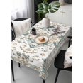 thumbnail image 1 of Boho Aztec Tablecloth Rectangle Table Cloth 60x120, Waterproof Tablecloth Outdoor Table Cloth, Tribal Southwest Ethnic Abstract Pattern Washable Table Cover for Kitchen Dinning Party, 1 of 8