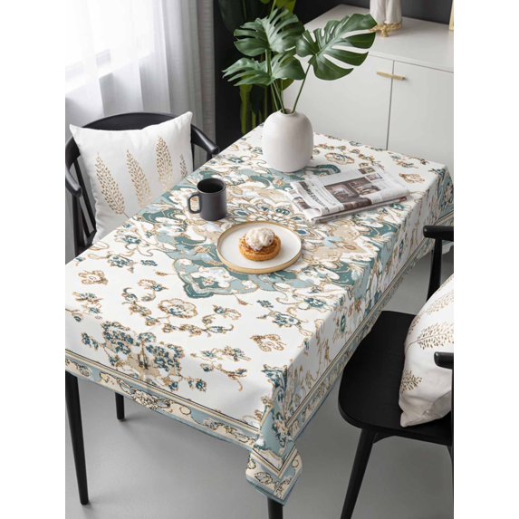 Boho Aztec Tablecloth Rectangle Table Cloth 60x120, Waterproof Tablecloth Outdoor Table Cloth, Tribal Southwest Ethnic Abstract Pattern Washable Table Cover for Kitchen Dinning Party