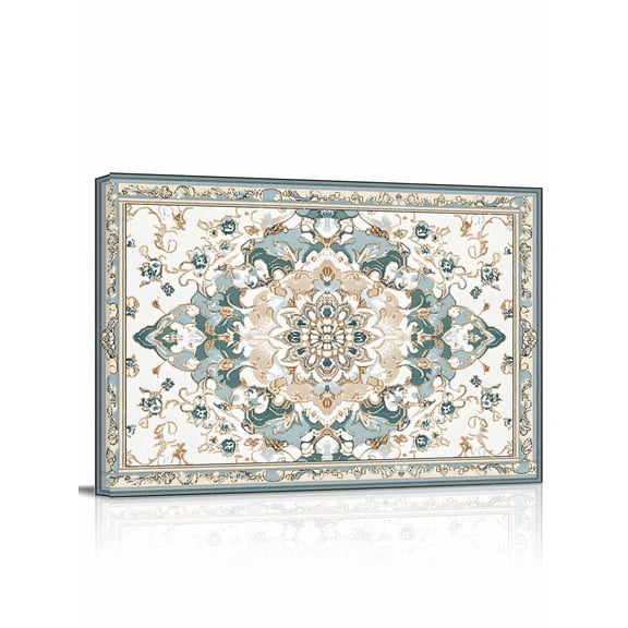 Boho Aztec Wall Art for Living Room,Canvas Picture Wall Decor for Bathroom Bedroom,Tribal Southwest Ethnic Abstract Pattern Painting Artwork for Office Kitchen Hallway Dining Room Home Decor 12"x16"