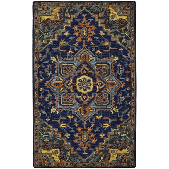 Boho BOH-5 Blue Bohemian Rug 2' X 3'