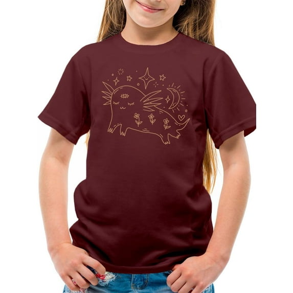 Boho Baby Mystic Axolotl T-Shirt Juniors -Image by Shutterstock, x-Small