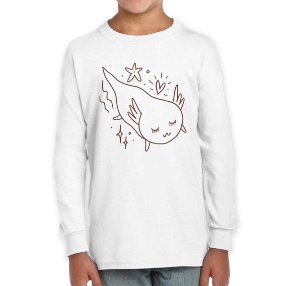 Boho Baby Sleepy Axolotl Long Sleeve Toddler -Image by Shutterstock,  2 Toddler