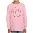 thumbnail image 1 of Boho Baby Sleepy Axolotl Long Sleeve Toddler -Image by Shutterstock,  4 Toddler, 1 of 4