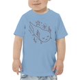 thumbnail image 1 of Boho Baby Sleepy Axolotl T-Shirt Toddler -Image by Shutterstock,  4 Toddler, 1 of 4