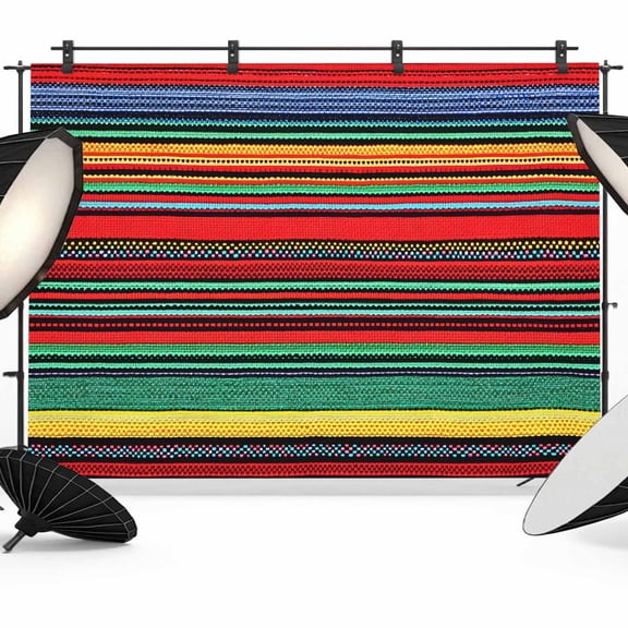 Boho Backdrop for Photography, Bohemian Colorful Stripes Retro Abstract Rainbow Photo Backdrop Portrait Background Party Banner Photo Backgrounds for Studio Booth Props, 7x5ft