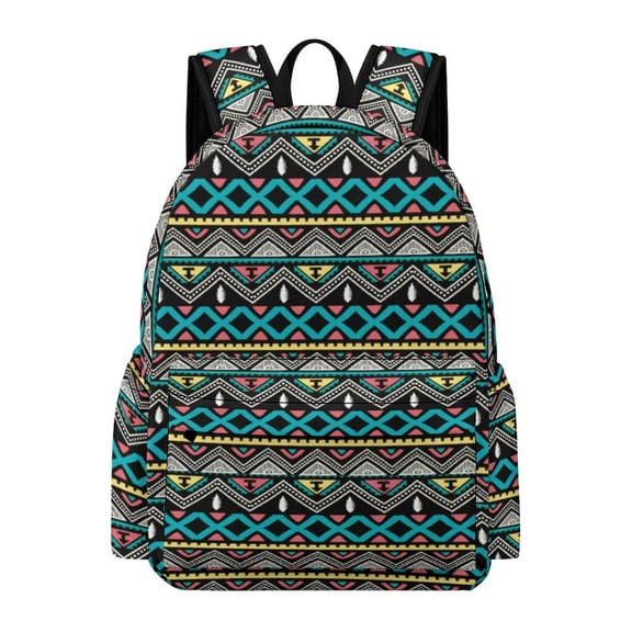 Boho Backpack 17 Inch School Backpack Lightweight Breathable Travel Backpacks