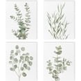 thumbnail image 1 of Boho Bathroom Decor Wall Art,Green Eucalyptus Plant Prints for Bedroom,Office,Nature Artificial Poster Set of 4pcs, 1 of 6