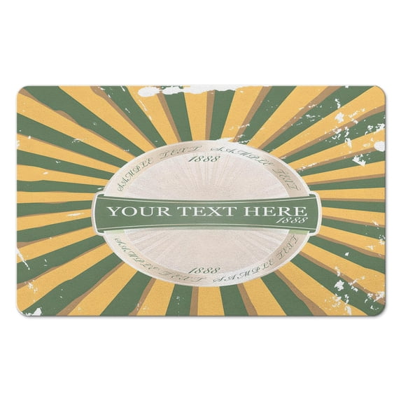 Boho Bathroom Rugs - Cute Half Circle Bath Mat, Non-Slip Bohemian Design, Perfect for Bedroom, Home Decor, Shower, Easy to Clean, Indoor Floor Door Mat, Retro Sun Theme, 20x32 inch