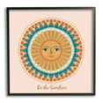 thumbnail image 1 of Boho Be The Sunshine Pattern Landscape Graphic Art Black Framed Art Print Wall Art, 1 of 7
