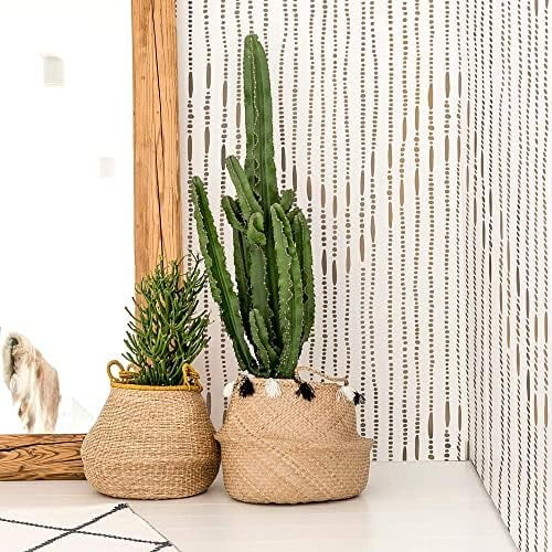 Boho Beads Wall Stencil - Large Bohemian Wall Stencil - Stencils for Painting - Large Pattern Wall Stencil - Hanging Beads Pattern$$Tools & Hardware Other