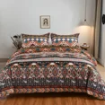 Boho Bedding Set (1 Duvet Cover + 2 Pillowcase) Geometric Striped Duvet