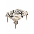 thumbnail image 1 of Boho Black Brown Rectangle Tablecloth, Southwestern Geometric Ethnic Retro Waterproof & StainResistant Tablecloth, Washable Oil-proof Table Cover for Dining/Party/Wedding/Camping/Buffet 60x102 In, 1 of 9