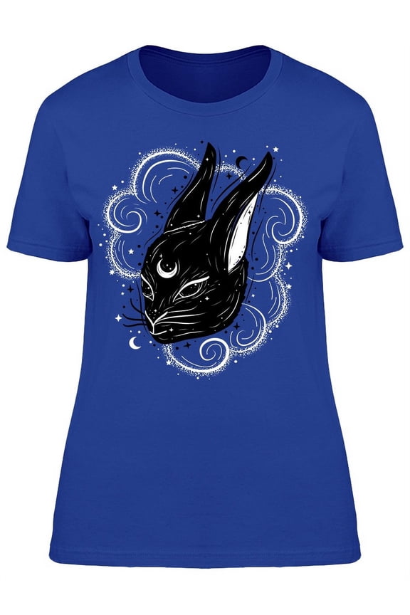Boho Black Magic Rabbit T-Shirt Women -Image by Shutterstock, Female Large