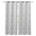 thumbnail image 1 of Boho Black Pattern Blackout Curtains 54 Inches Long for Bedroom, Modern Geometric Southwestern Vintage Thermal Insulated Room Darkening Black Out Window Curtain Panels Grommet Drapes for Living Room, 1 of 8