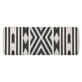 thumbnail image 1 of Boho Black and White Diamond Central Ethnic Pattern Kitchen Rug Mat,Kitchen Runner Rugs Non Skid Washable,Decorative Kitchen Floor Mats for Kitchen,Sink,Laundry,17"x47.2", 1 of 7
