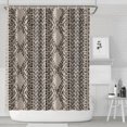 thumbnail image 1 of Boho Black and White Ethnic Pattern Shower Curtain 72"x84" ,Bathroom Decorative Shower Curtains Set with 12 Hooks,Modern Waterproof Washable Shower Curtain, 1 of 6