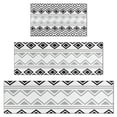 thumbnail image 1 of Boho Black and White Geometric Ethnic Pattern Kitchen Rugs Sets Of 3,Kitchen Runner Rugs Non Skid Washable,Decorative Kitchen Floor Mats for Kitchen,Sink,Laundry,17"x30"+ 17"x47" + 17"x59", 1 of 6