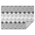 thumbnail image 1 of Boho Black and White Geometric Ethnic Pattern Rectangle Tablecloth 60"x84",Waterproof Polyester Rectangle Table Cloth, Wipeable Spillproof Polyester Tablecloth for Dining, Camping, Indoor and Outdoor, 1 of 5
