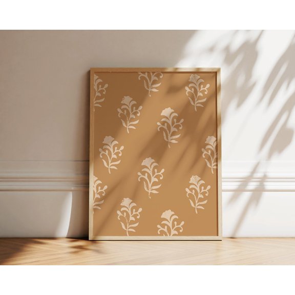 Boho Block Artwork Modern Bohemian Pattern Artwork