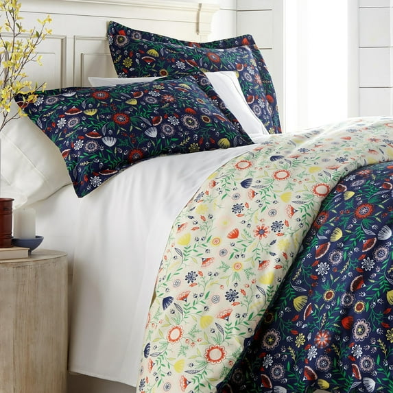 Boho Bloom Reversible Duvet Cover Set by SouthShore Fine Linens